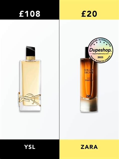 ysl libre perfume dupe|blanc a porter zara dupe.